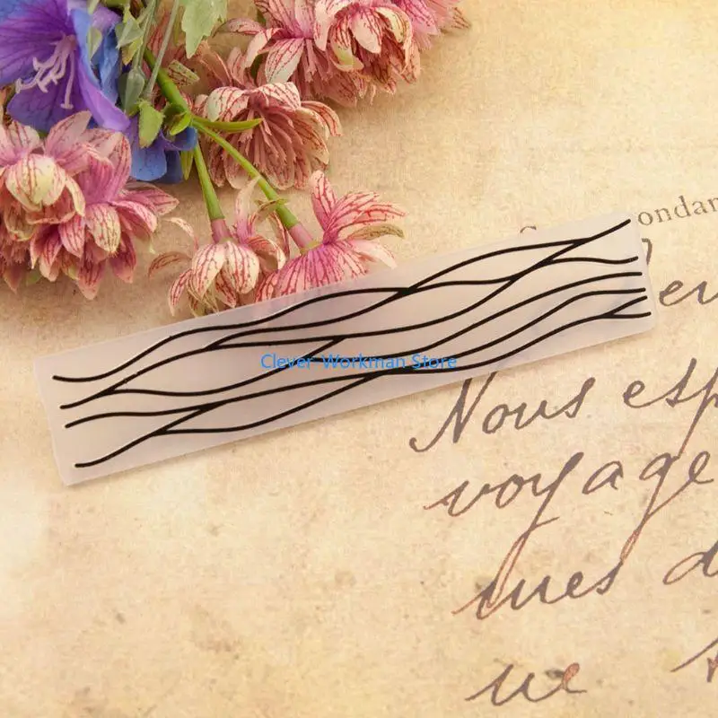 

24TD Line Plastic Embossing Folder Stencil Template DIY Scrapbook Photo Album Making