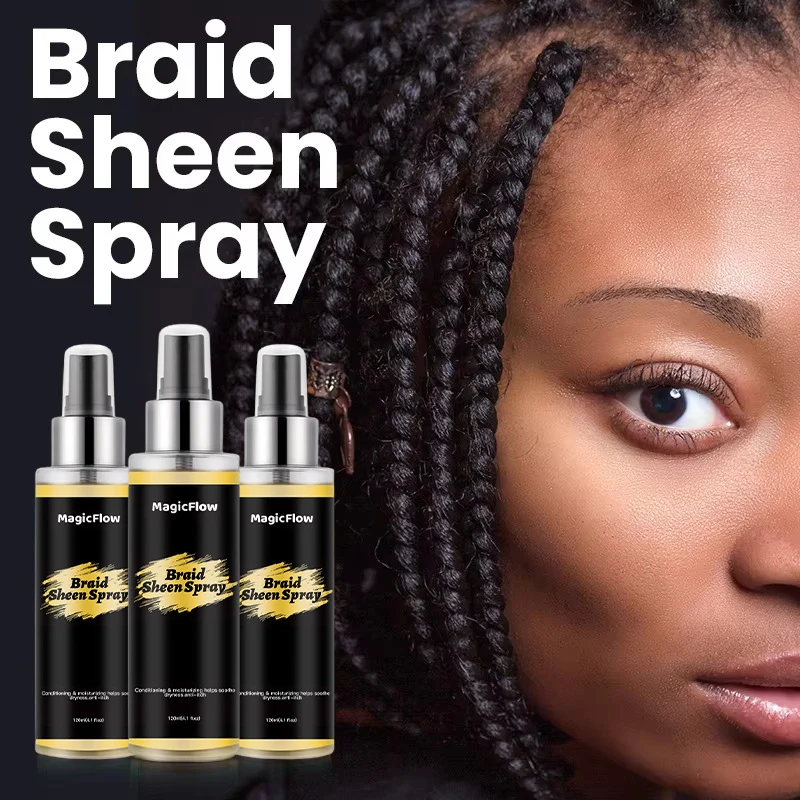 Braid Spray With Coconut Oil For Dreadlocks Care styling spray 4.1oz Scalp For Nourish Scalp Extra Shine Hair Care Spray