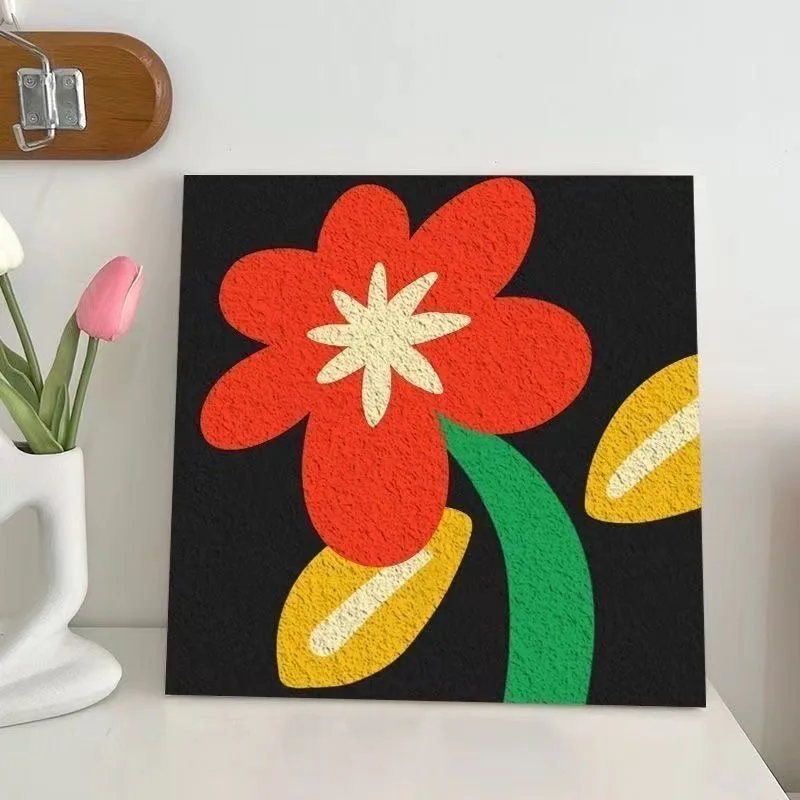 

H-0010 Autumn floral oil painting.