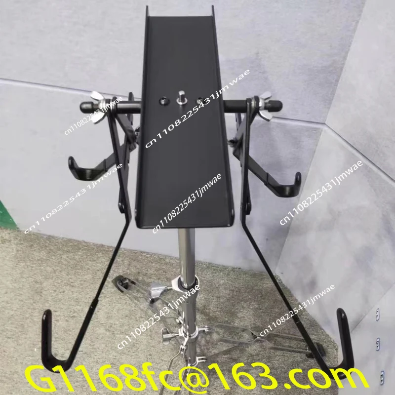 Percussion Pair Cymbal Frame Upgraded Version Military Cymbal Frame Leather Cymbal Hand Guard