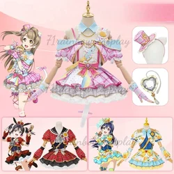 Lovelive Kousaka Honoka Minami Kotori Sonoda Umi Eli Tojo Nozomi Maki Rin Hanayo Nico Cosplay Costume Christmas Lovely Dress