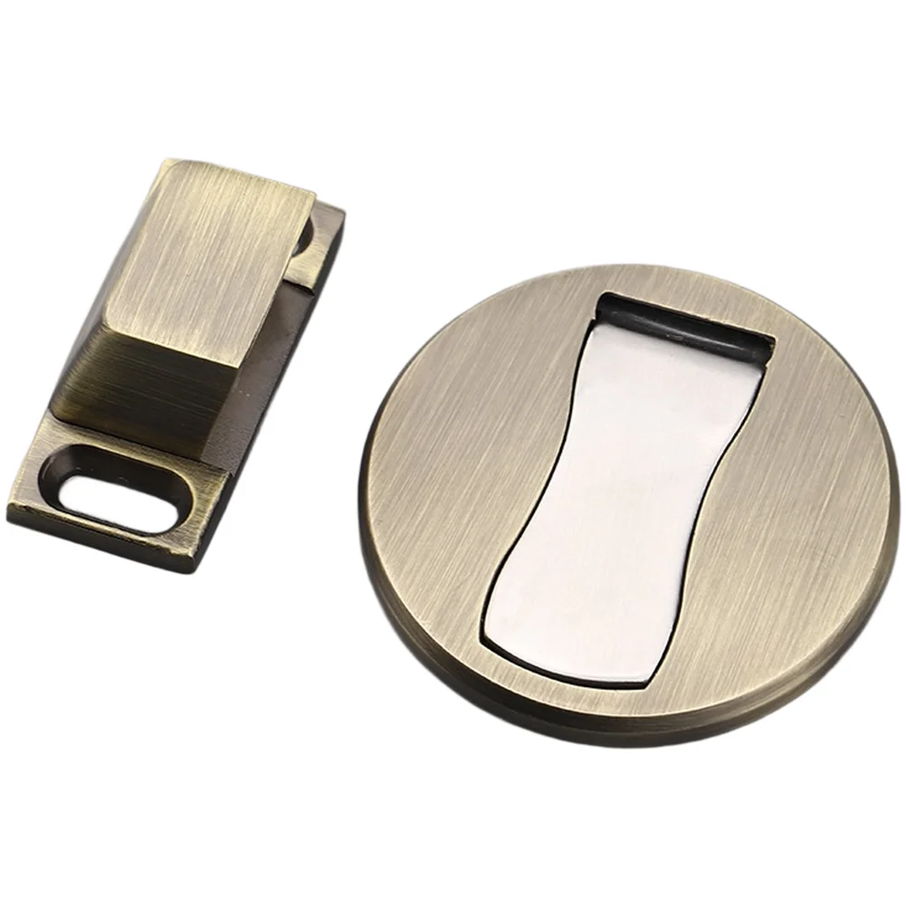 For Bedroom Yellow Bronze Magnetic Door Stop Contemporary Magnetic Door Latch Sticky Backing No Drilling Setup