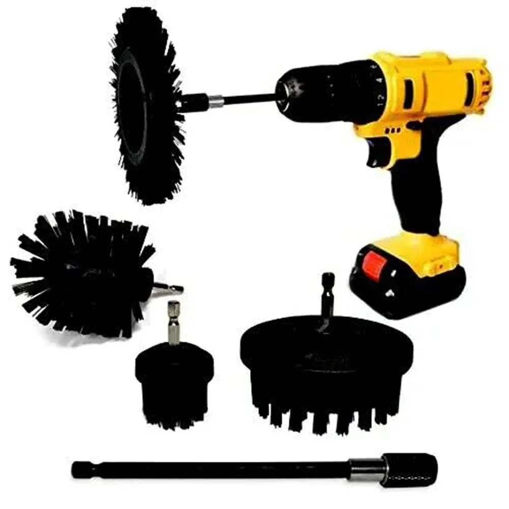 Kit per la pulizia del barbecue spazzola per griglia senza filo e sicura da usare con un trapano Cordless o Cord Home strumenti per barbecue fai da te accessori utensile elettrico