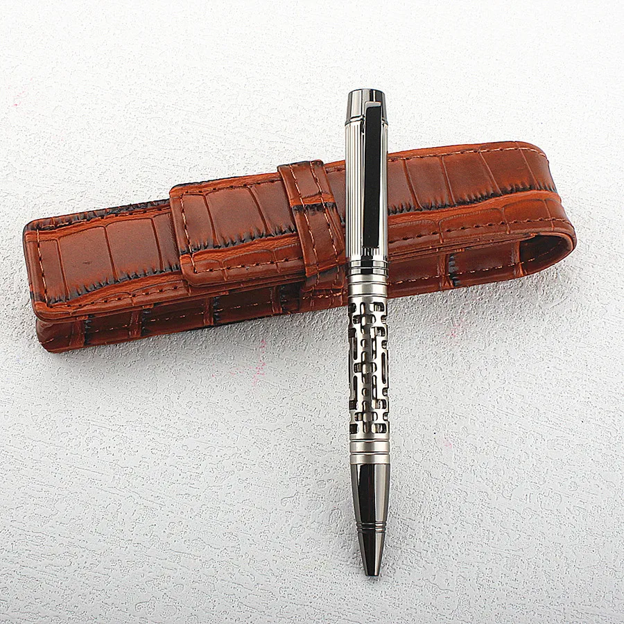 

Высококачественные металлические шариковые ручки из нержавеющей стали с рисунком, канцелярские принадлежности, офисные принадлежности, новый подарок, чернильная ручка