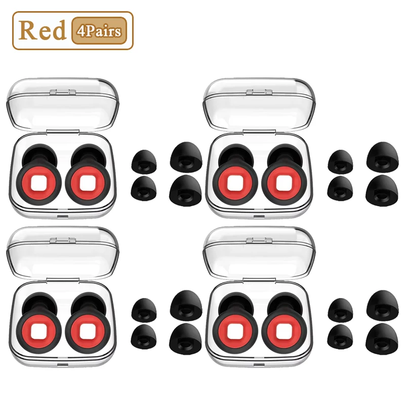 1-16Pairs Slaap Geluiddichte Oordopjes Motorfiets Ruisonderdrukking Oordopjes Anti-geluid Mute Oordopjes Motorfiets Apparatuur