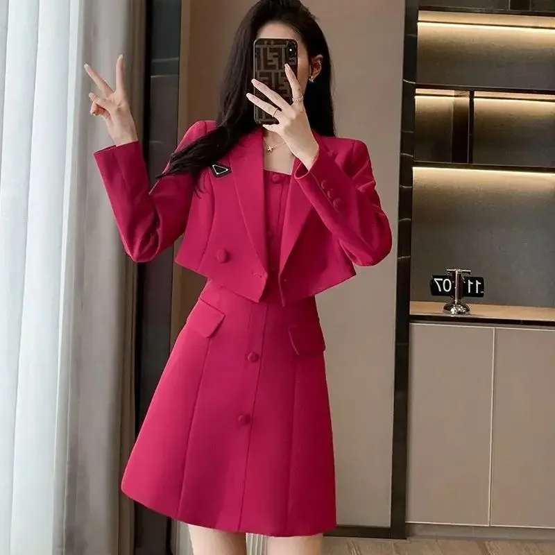 Women's Two Piece Set Dress Suits New Matching Stylish Comfortable Female Outfits Chic and Elegant Formal Event Summer Sets