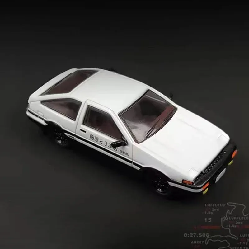 TIME MICRO Alloy 1:64 Scale Dream-AE86 TRUENO Metal Model Car Static Decoration Collectibles Gift Toys