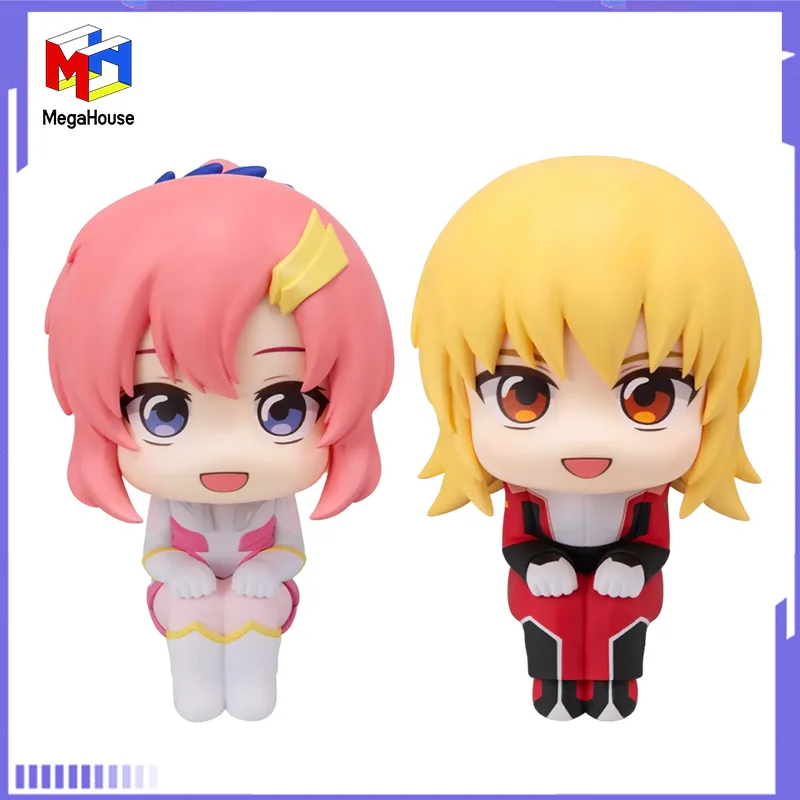 

In Stock Original MegaHouse Look Up Mobile Suit Gundam SEED Freedom Kagari Yura Asuha Lacus Clyne Anime Action Model Toys Gift