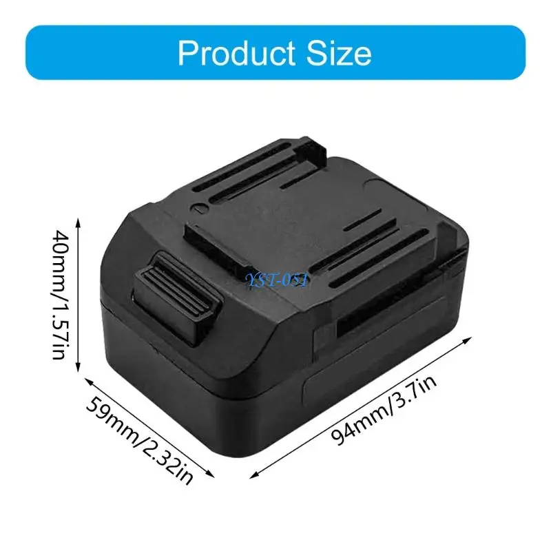 E15A Battery Adapter Convert for Selected Efficiency Power Tool Parts Battery Tool