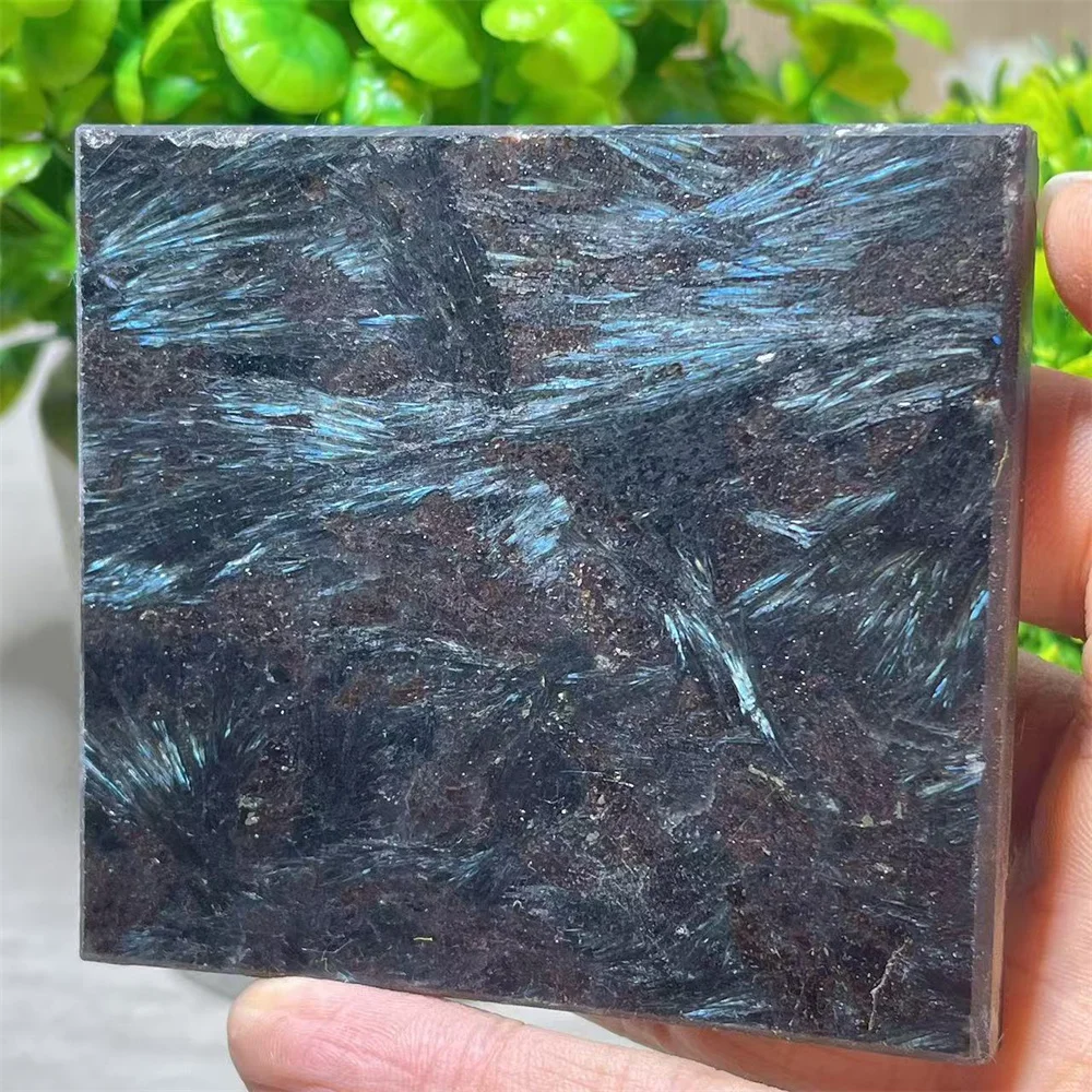 Crystal Natural Works Garnet Stone Salb Specimen Home Decorat Quartz Specimen Healing Meditation Energy Mineral Gemstone+Stand