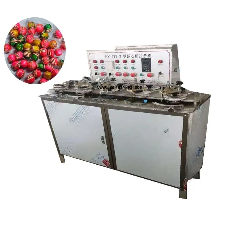 Toffee Gumball Candy Forming Making Machine Stripe Candy Production Line