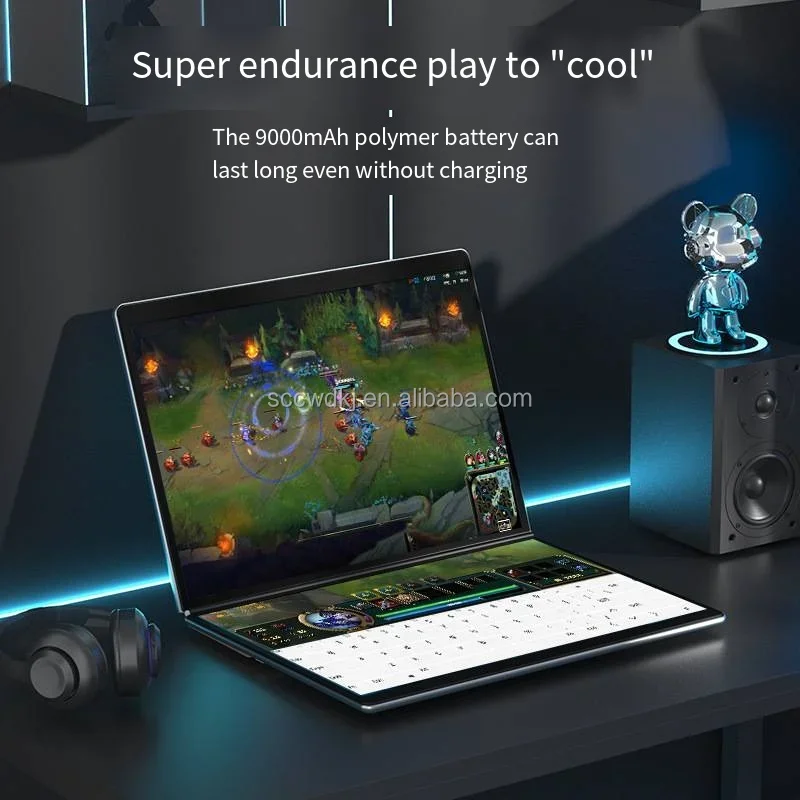 13.5+13.5 Inch Dual Screen  16G+128G/256G/1TB/2TB Esports Gaming 2 in 1 Laptop