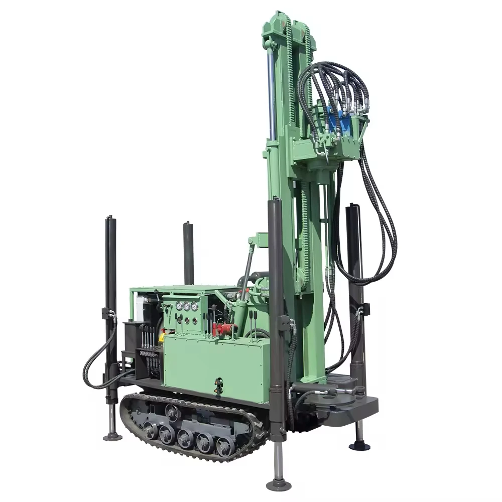 Factory Direct 2026 Crawler type small hydraulic water well drilling rig equipment exploration sampling pile drilling rig manufa