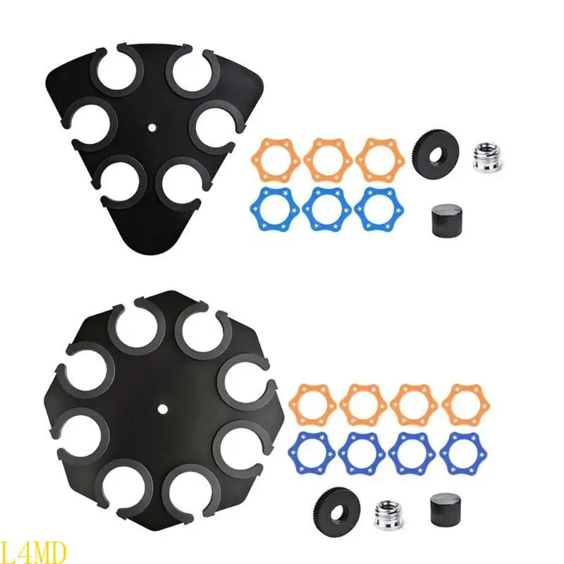 Металлический подставка для нескольких микрофонов, подставка для микрофона с защитой от царапин для сценических выступлений, легкий доступ, дизайн