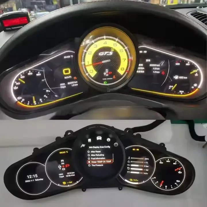 

Приборная панель ЖК-дисплея для Porsche 911 2012-2019, цифровой кластерный автомобильный счетчик, спидометр, приборная панель, LHD/RHD