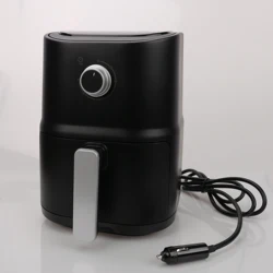 200W 24V 2.5L Electric Air Fryer For Camping Travel oil free cooking in Truck
