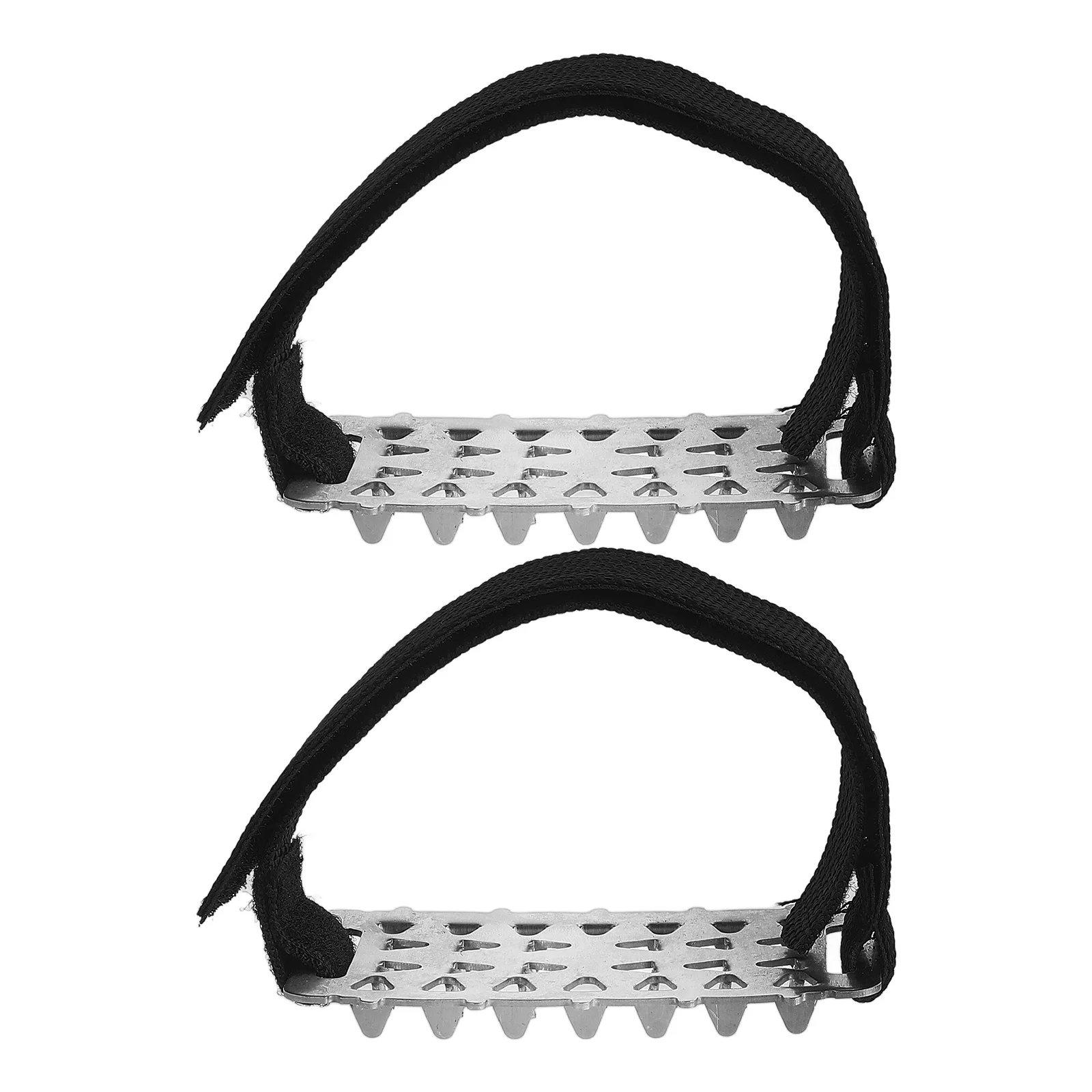 

Mountaineering Anti-slip Ice Grippers Climbing Crampon Spikes Durable Material Suitable Men Women Kids Foldable