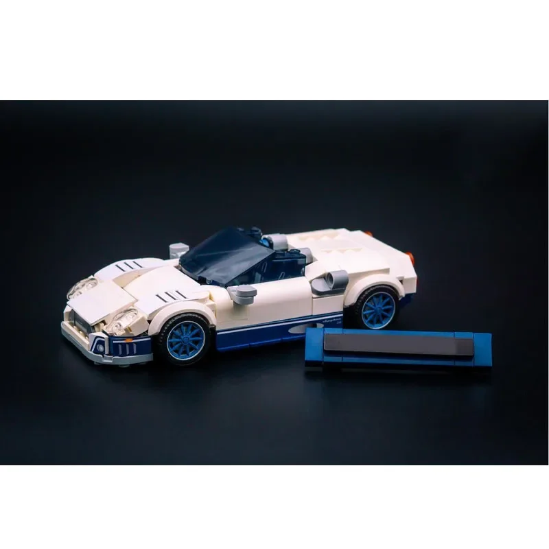 

MOC-205806 New Urban Style White Sports Supercar Building Blocks Model, 314 Pieces, Creative Birthday Toy Gift for Boys and Kids