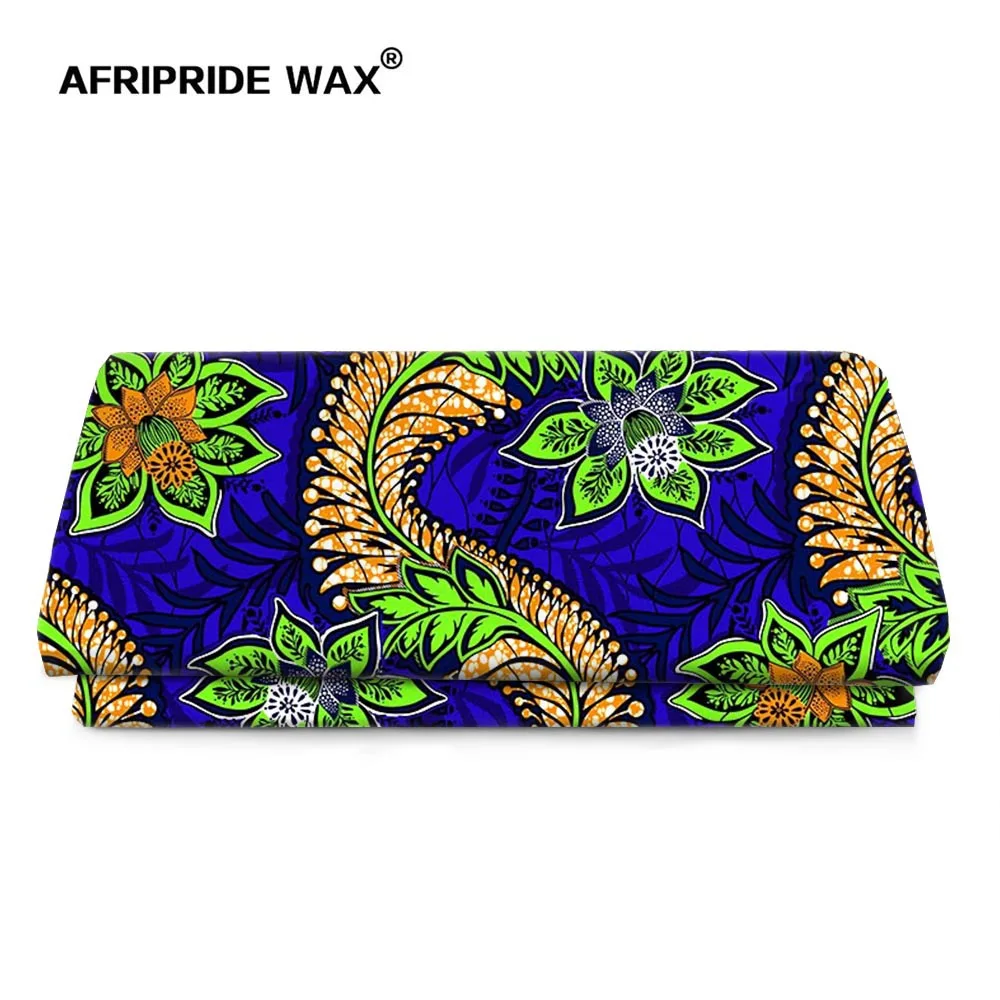 African National Style Clothing Fabric Ankara Double-sided Printed Pure Cotton Real Wax Brocade Fabric