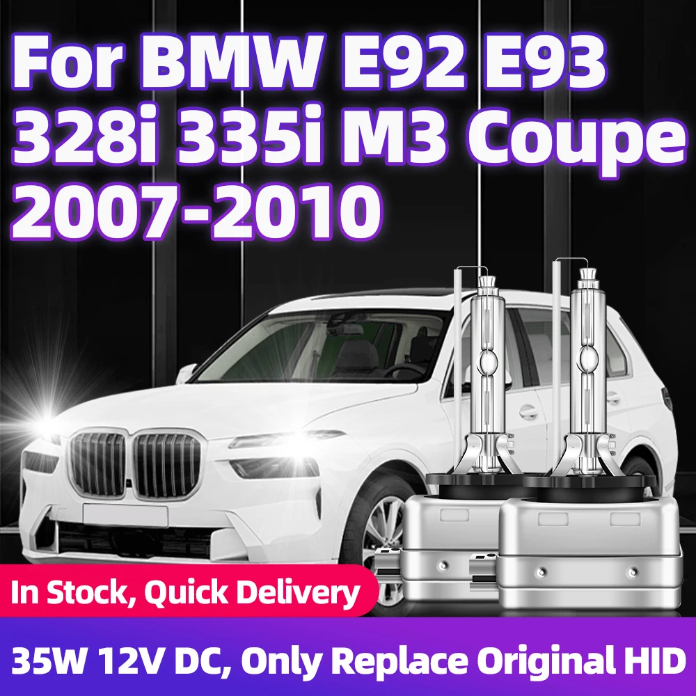 

For BMW E92 E93 328i 335i M3 Coupe 2007 2008 2009 2010 D1S HID Xenon Bulb 12V Headlamp Replace Front Lamp Car 6000K 8000K 12000K