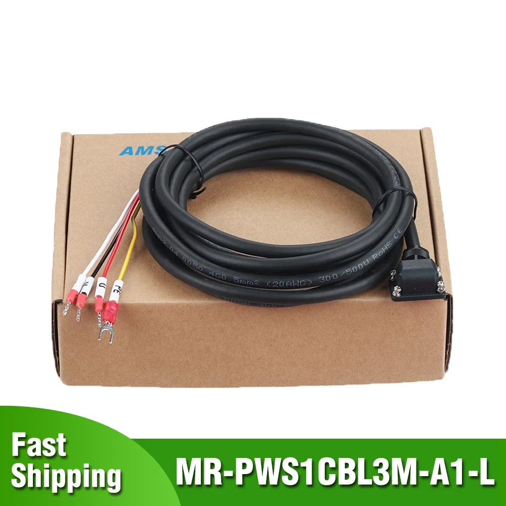 

MR-PWS1CBL3M-A1-L for Mitsubishi Servo A1 Low Power Motor Cable 3M 5M 10M 20M MR-PWS1CBL5M-A1-L