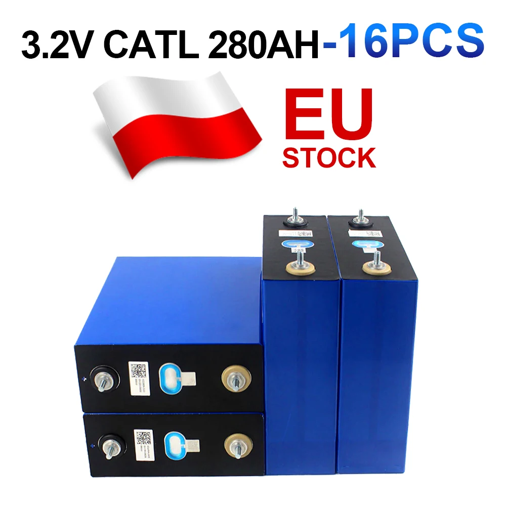 Image of NEUE CATL 280AH 290AH LFP-Akkus für 14 kWh 15 kWh Prismatische Zelle Solarenergie Heimsystem 12 V 24 V 36 V 48 V EU-Lager