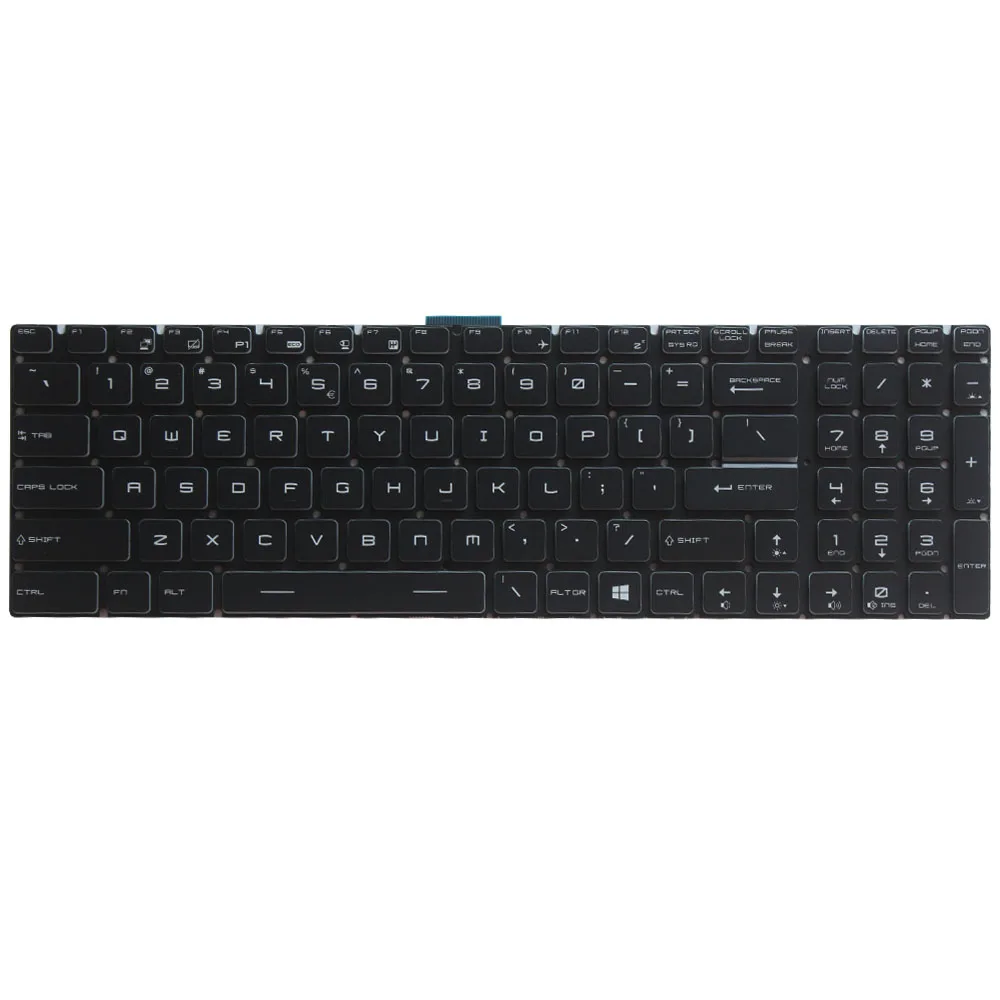 New RGB Backlit US keyboard For MSI GE63 GE65 GL65 GP65 GE73 GS75 GL75 MS-17E5 GP75 GE75 MS-17E1 MS-17E2 Full Color Backlight