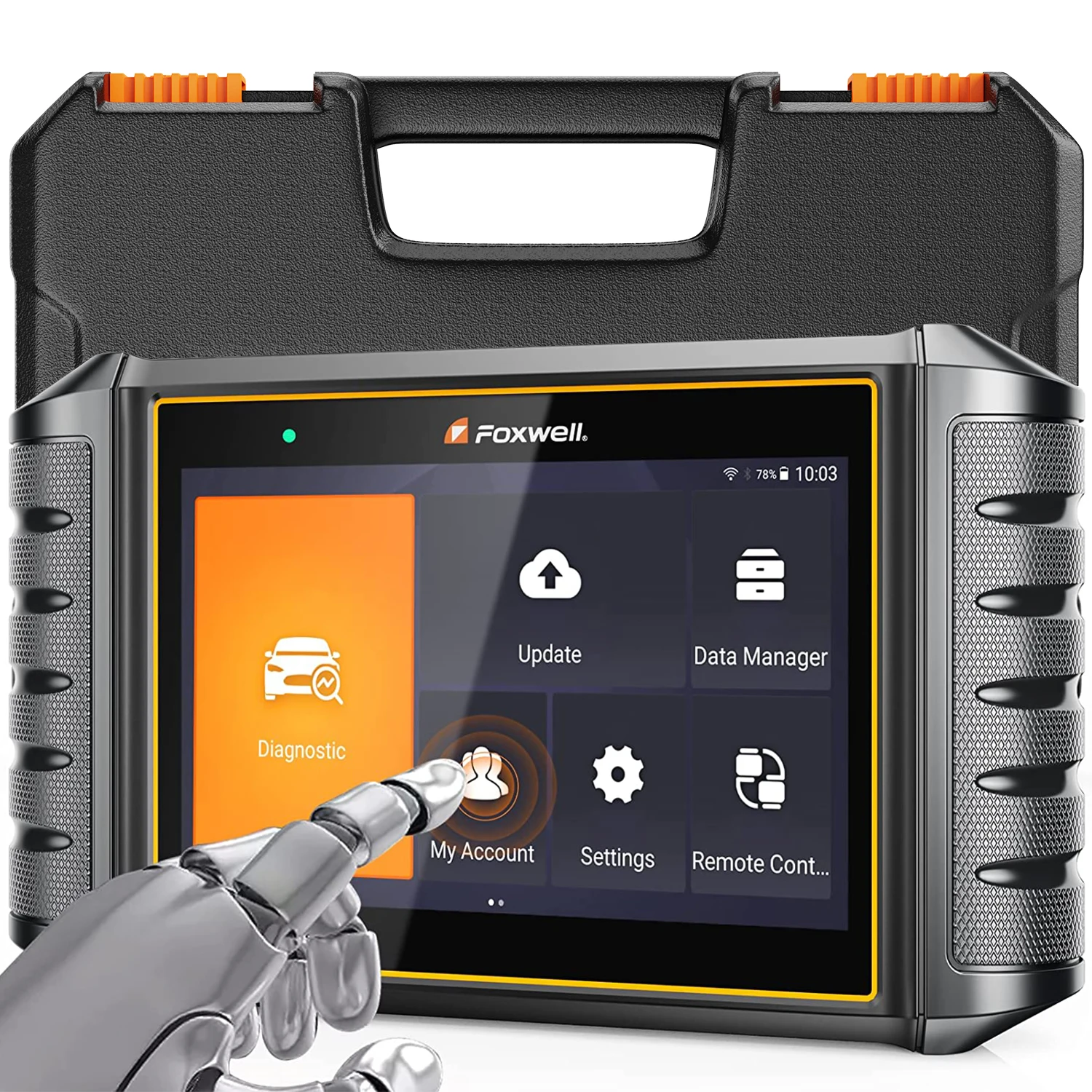 Foxwell NT706 OBD2 Scanner Engine Transmission ABS Airbag Scan 8 Reset Tools Car Code Reader Free Update Car Scanner Diagnostic