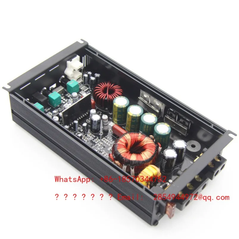 500W Vehicle Class D Single Power Amplifier, Dual Voice Coil Passive Subwoofer Special Amplifier