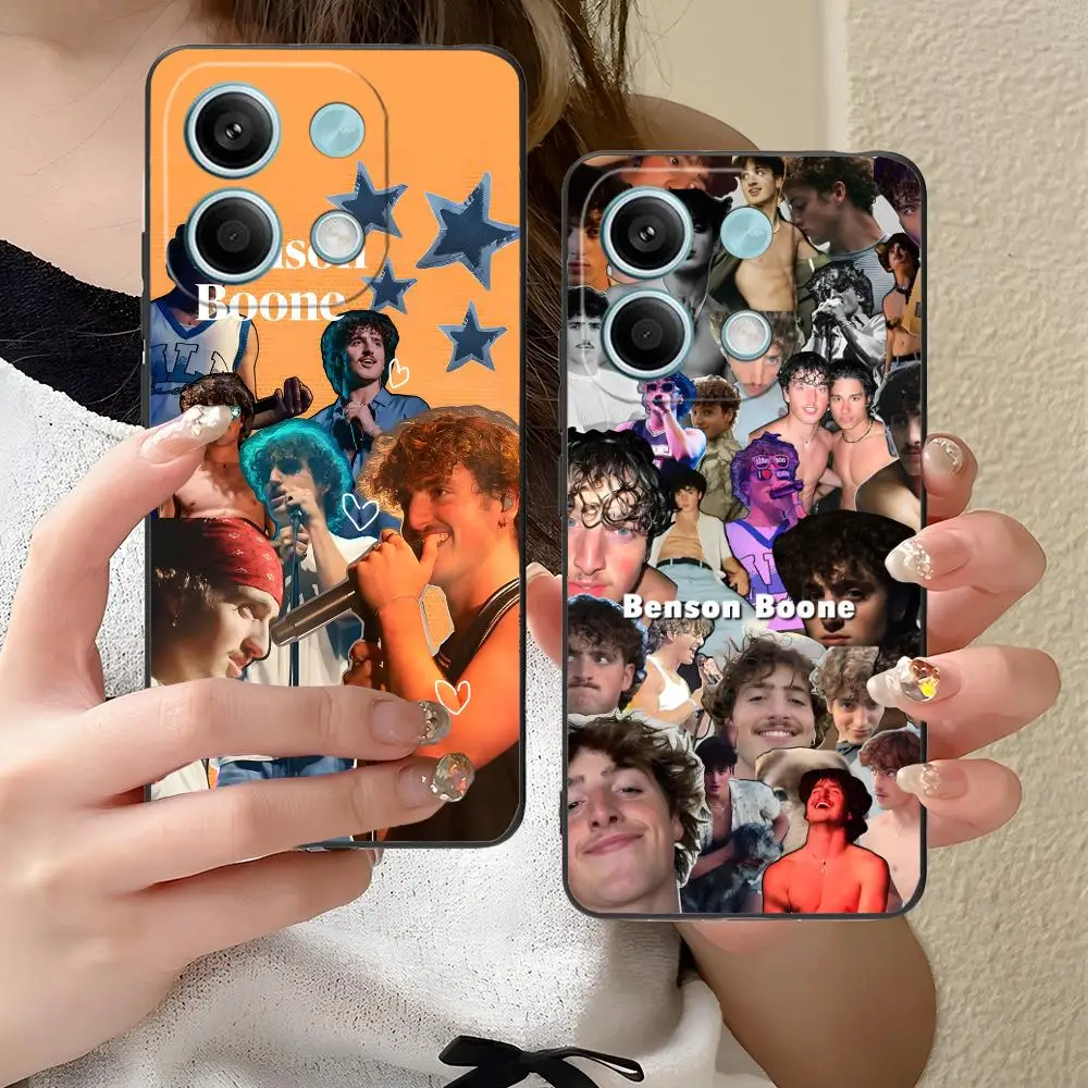 Benson Boone حافظة هاتف محمول لهاتف Xiaomi Redmi Note 14 13 12 11 S Pro Plus 4G 5G غطاء طباعة ملون للهاتف الذكي فاخر جميل #2