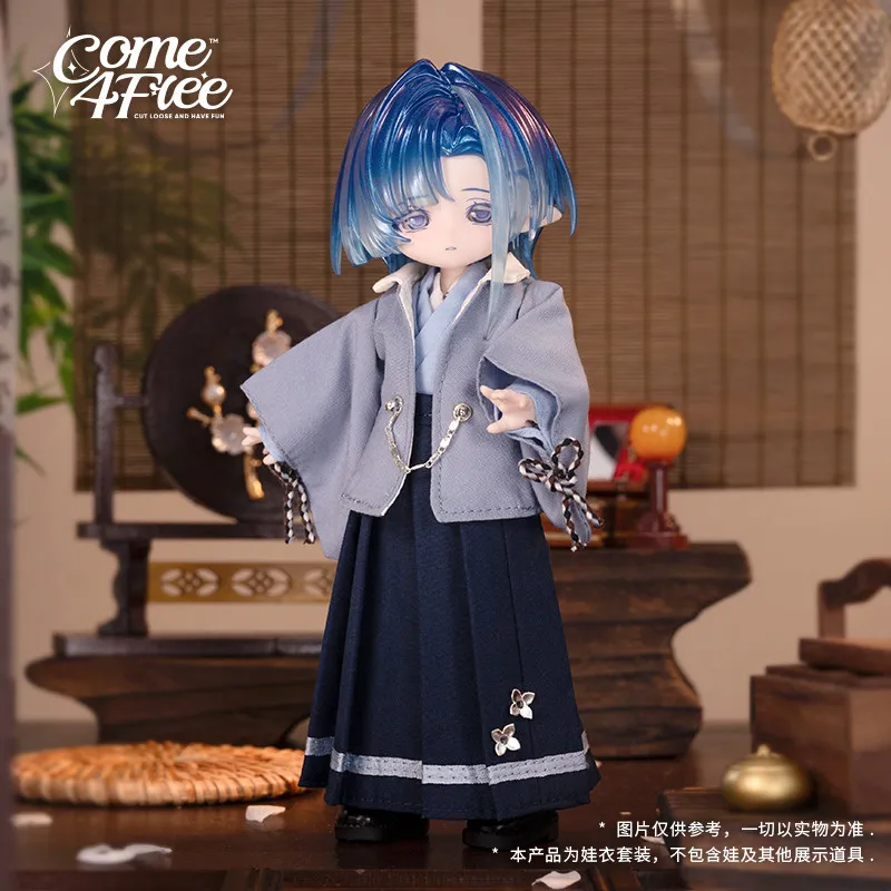

Come4free Chinese Style Courtyard Bird Doll Clothes Ob11 & 1/12 Bjd Doll Dress Set | Daily Wear For Dolls Gift