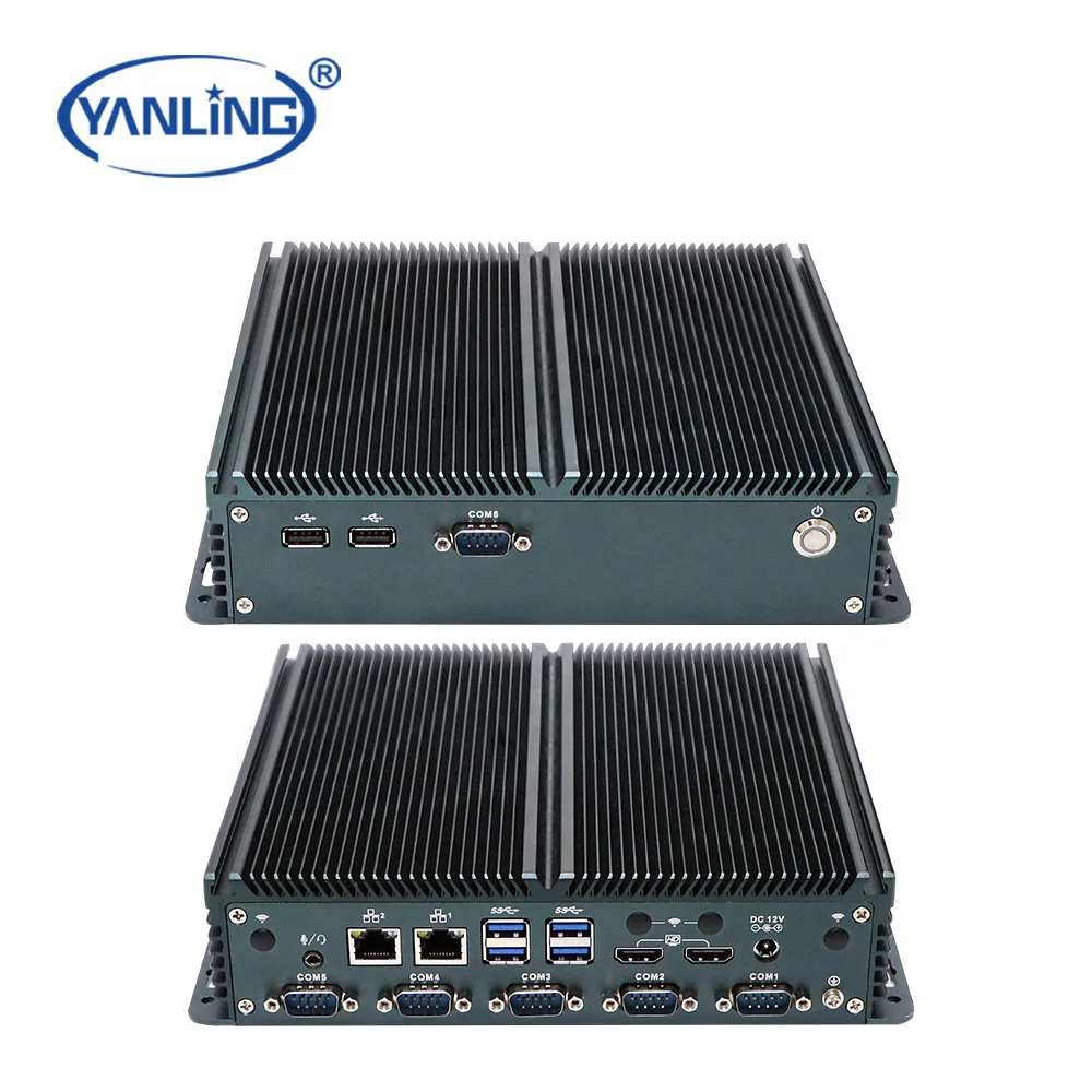 

Yanling IBOX-1326 Industrial Control Computer N100 Industrial Host Mini Embedded Fanless With Multi-Serial In Stock