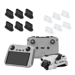 USB-C Ladeanschluss Typ-C Schnittstelle Staubschutz Silikonabdeckung für DJI Mini 2/3 Pro Mini 4 Pro NEO Mini 4K RC 2 RC-N1/N2/N3
