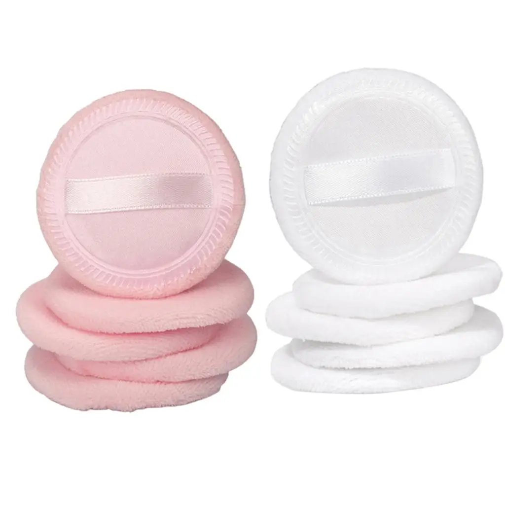 BB Cream Puff Soffio di polvere in velluto di cotone Frullatore per trucco da viaggio per fissare l'uso in polvere e fondotinta