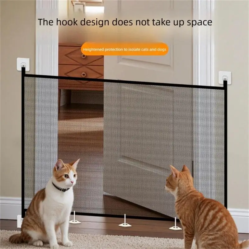 

1 Set Easy Folding Baby Play Yard Fence Feature Mesh Panel Multi Functional Pet Barrier No Tool Needed A2UB