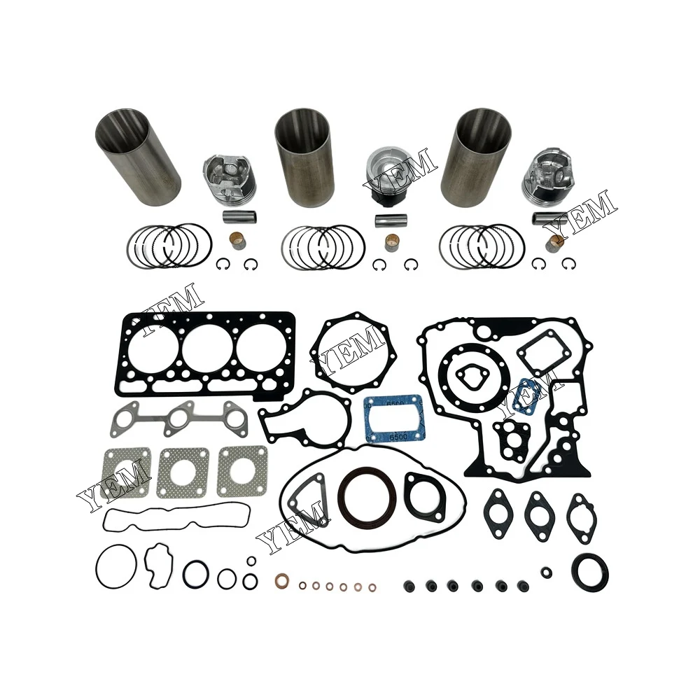 For Kubota WG972 Overhaul Kit With Gasket Set Eninge Parts