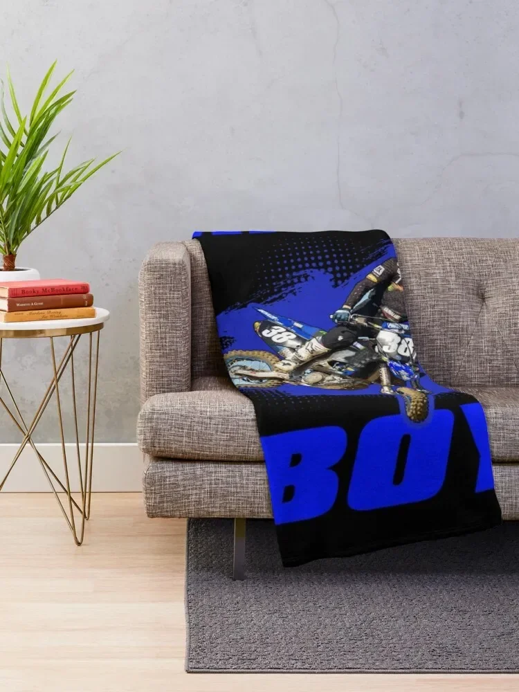 DANGERBOY 38 - Motocross and Supercross Fan art Throw Blanket Blankets For Baby Bed covers Thermals For Travel Flannel Blankets