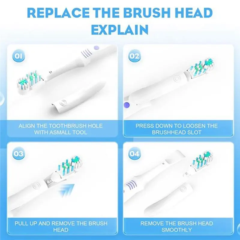 12 Pcs Toothbrush Heads For Oral B Crossaction 4733 4734 4732 Spin Brush Head Sensitive Refill Deep Cleans Teeth