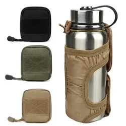 Molle Foldable Water Bottle Holder EDC Tool Pouch Outdoor Sports Camping Hiking Fishing Hunting Accessories Folding Waist Bag