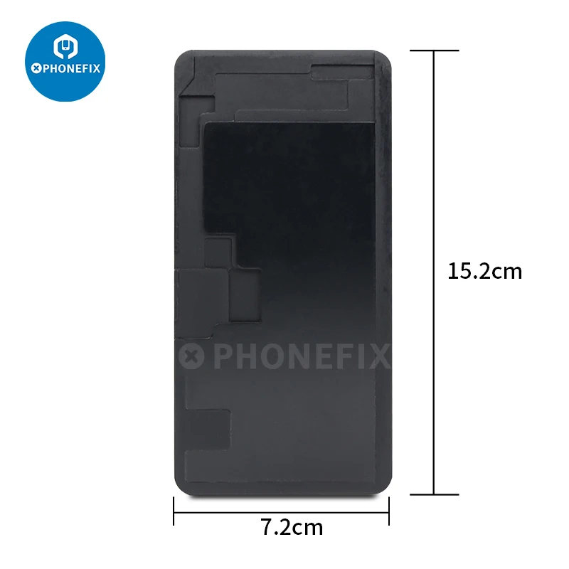 No Fold Flex Cable Rubber Pad OCA Laminating Assembling Position Mold Mat LCD Screen Refurbish Mould For iPhone 6-13pro Repair