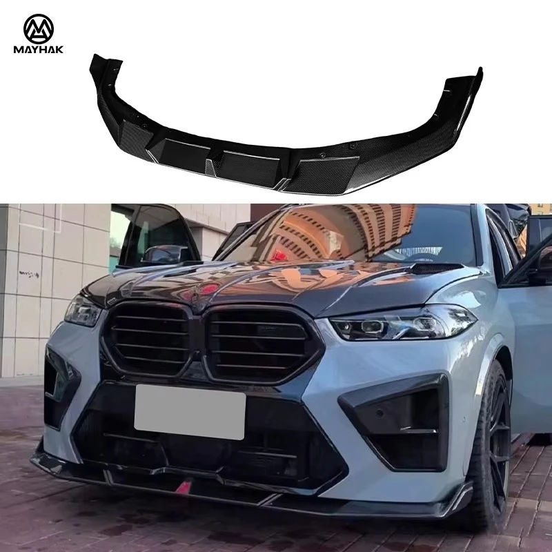 

Carbon Fiber LD Style Front Lip Replacement Front Bumper Lip Splitter Separator for X5M F95 Lci Carbons Front Spoiler