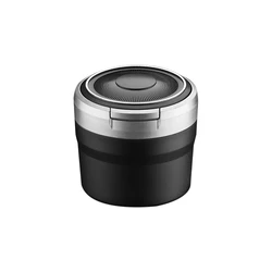 Cendrier intérieur de voiture avec lumière LED, mini cendrier portable, couvercle pop automatique, accessoires de voiture