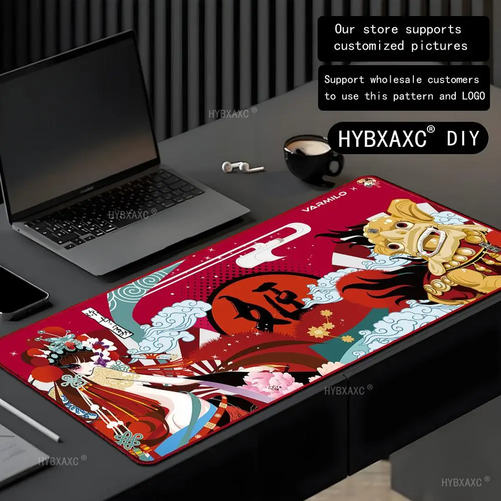 

Varmilo Large Gaming Mouse Pad XXL Computer Mousepad PC Gamer Mouse Mat Laptop Red edge mouse pad Carpet Keyboard Mat Desk Pad