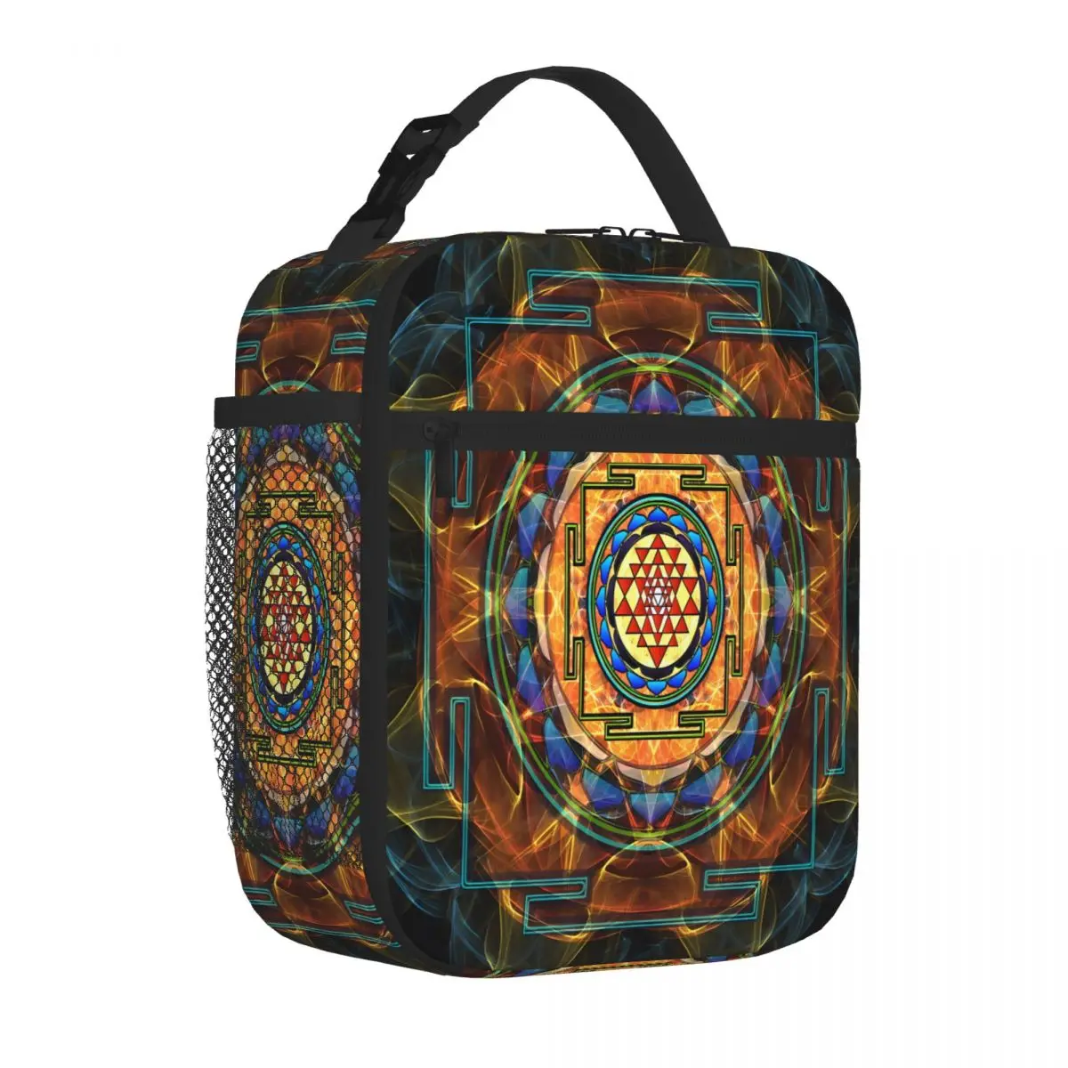 Bestselling The Sri Yantra - Sacred Geometry Sporty Neoprene Lunch Bag Family Outing Camping Lunch Bag