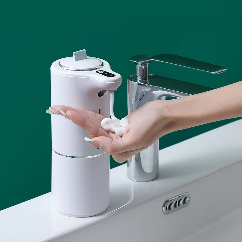 NEW Automatic Foam Soap Dispenser USB Rechargeable Vertical Mount Touchless Soap Dispenser Sanitizing Machine Liquid Sanitizer