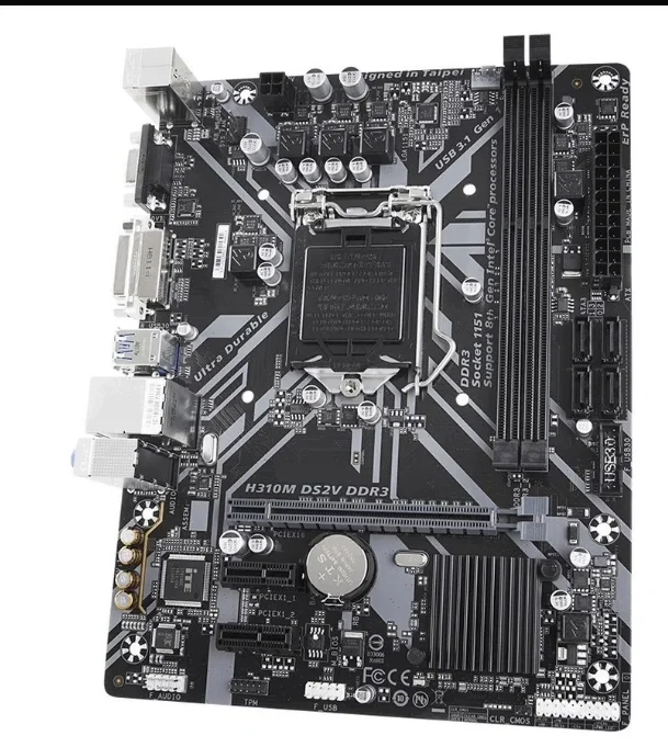 

For Gigabyte H310M-DS2V DDR3 main board Support 8th 9th generation CPU VGA/DVI interface