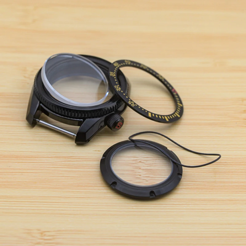 SPB185 SPB187 Watch Case Mod Sapphire Crystal Glass Fits NH35 NH36 7S26 Movement 20ATM Waterproof Men Diving Replace Cases