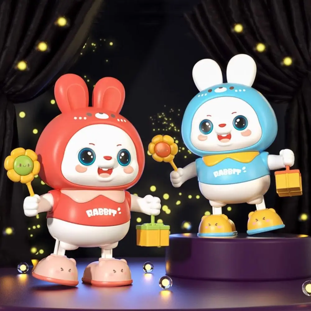 Licht en geluid Elektronische huisdieren Dansen Schud het lichaam Cartoon Dier Konijn Elektronisch Huisdier Grappig Educatief