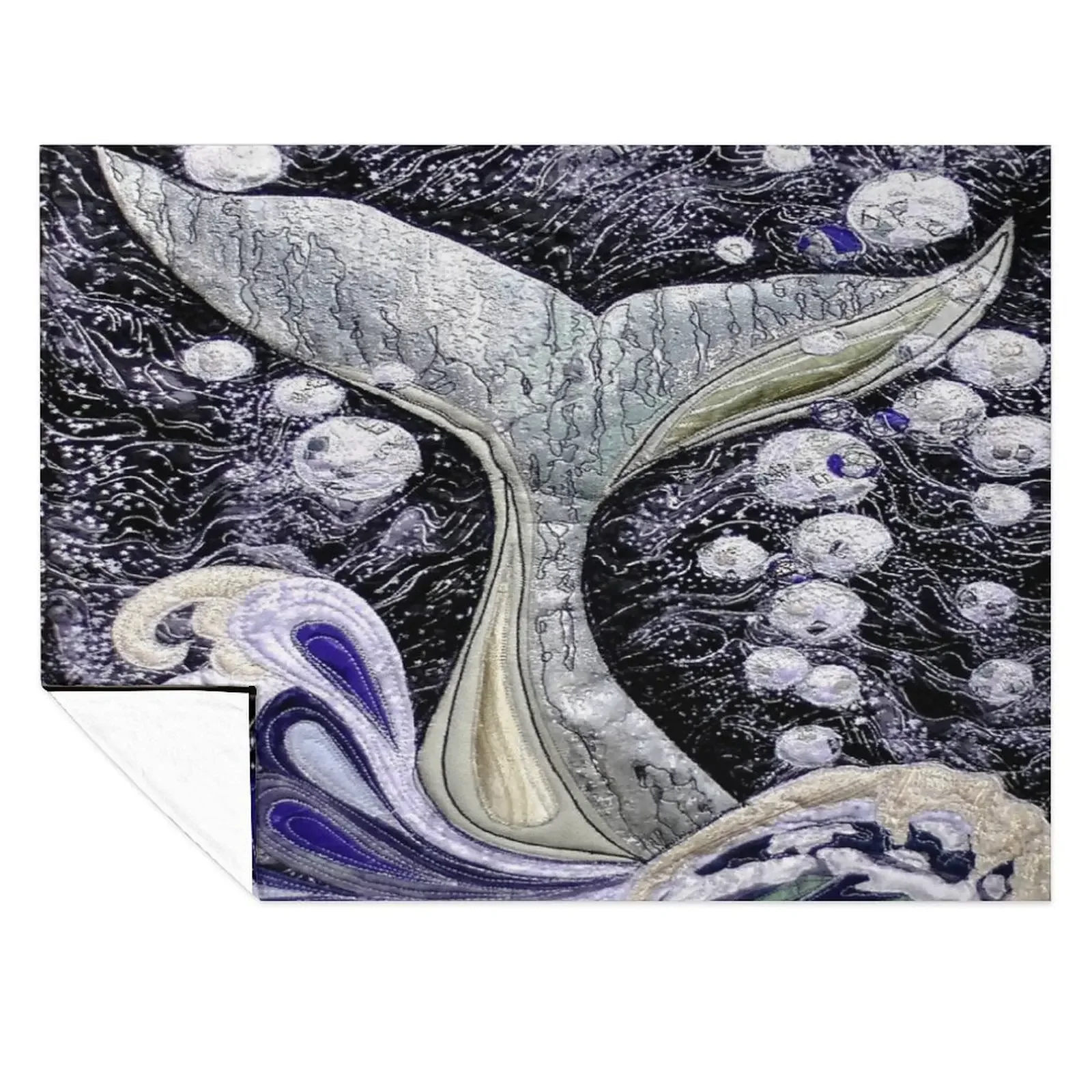 

Whale Song. Throw Blanket Fashion Sofas Comforter Custom Bed covers Blankets