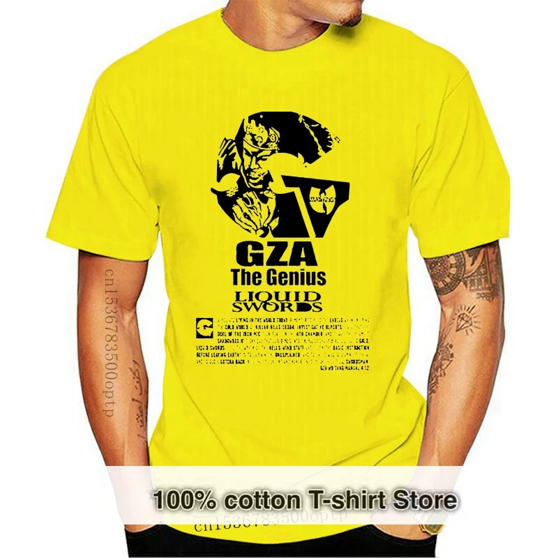 

2024 Summer Fashion Hot Hip Hop T Shirt Rap Music Old School 90S Cypha Underground Classic Gza Tee Shirt